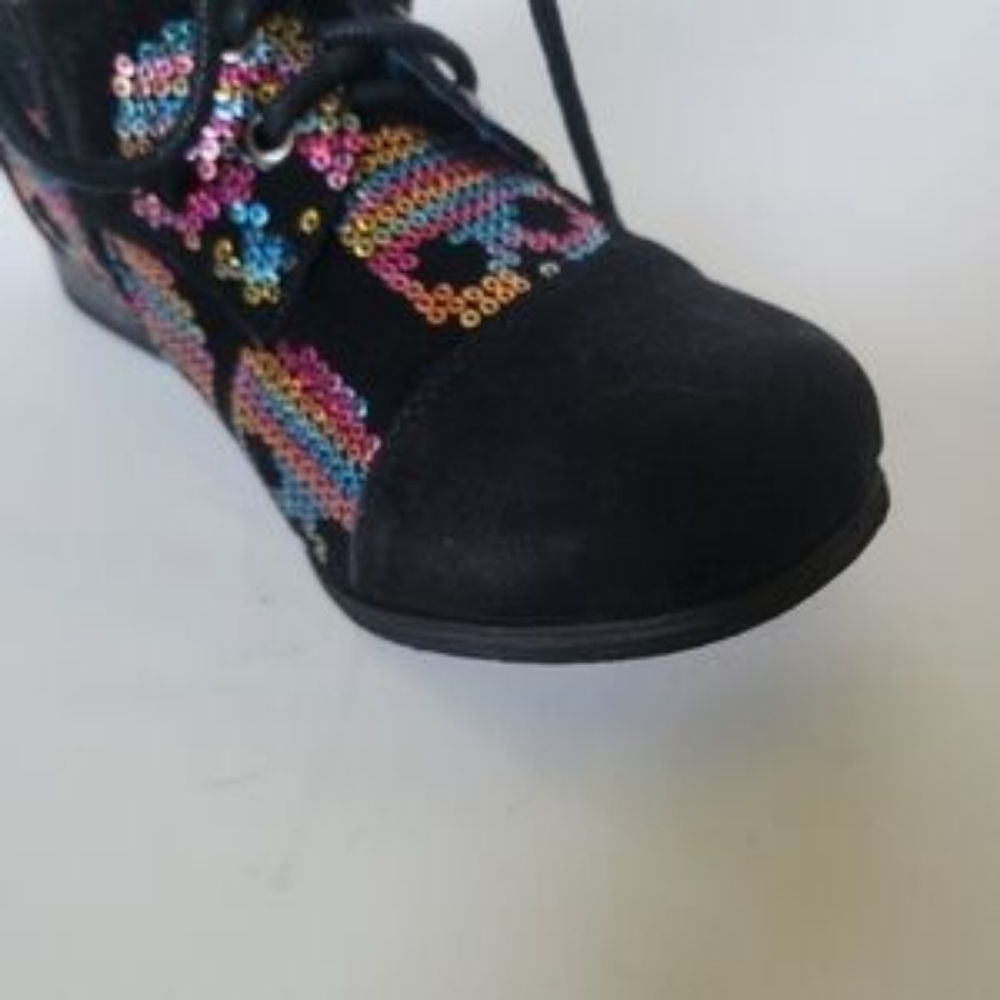 New Iron Fist Women's 5 Sugar Hiccup Combat Boots Black - Picture 12 of 12